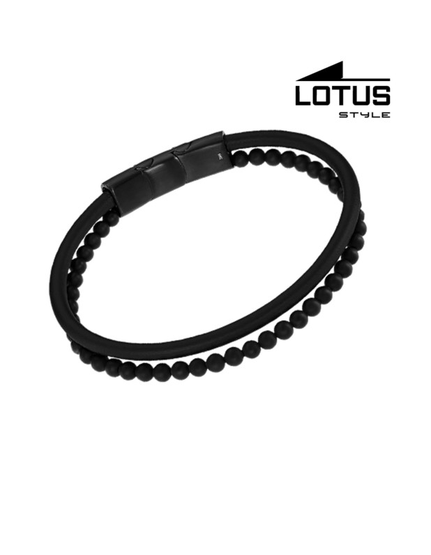 LOTUS STYLE MEN'S STAINLESS STEEL BRACELET